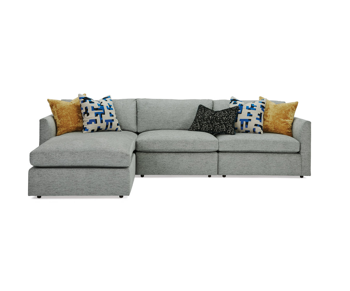 Massoud Furniture Zoe Sectional With Ottoman