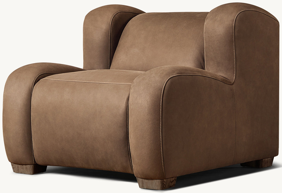 Marc茅 Recliner Leather Chair