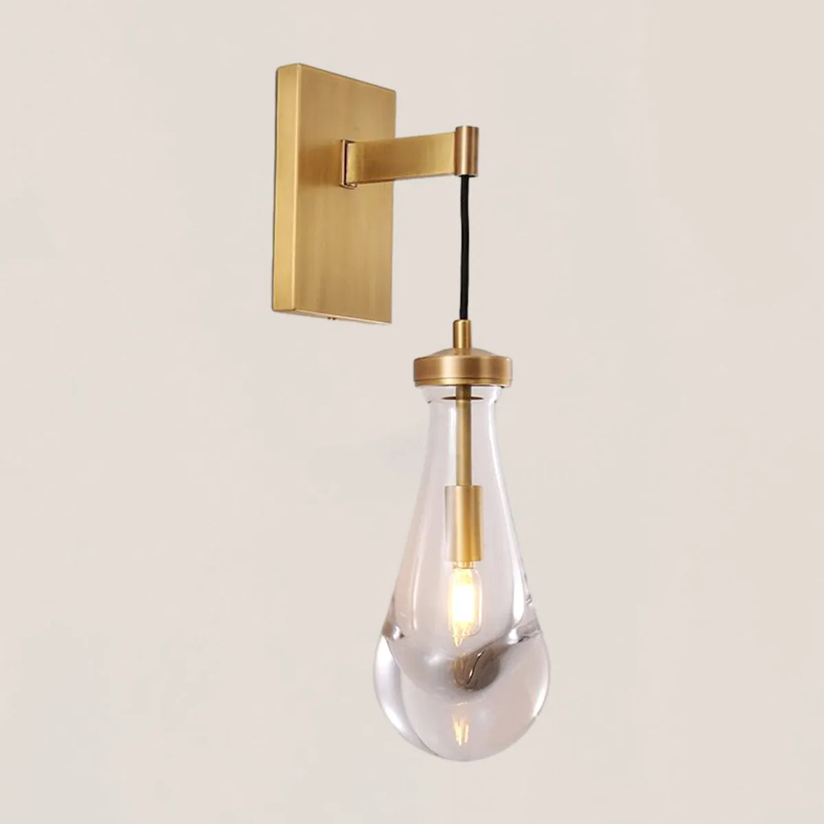Raindrop Glass Wall Sconce