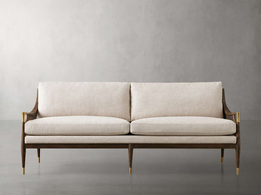 Fisher Cane Back Sofa