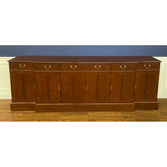Leighton Hall Furniture Large Six Door Mahogany Buffet