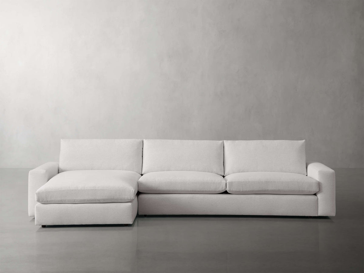 Kipton Wide Arm Two-Piece Chaise Sectional