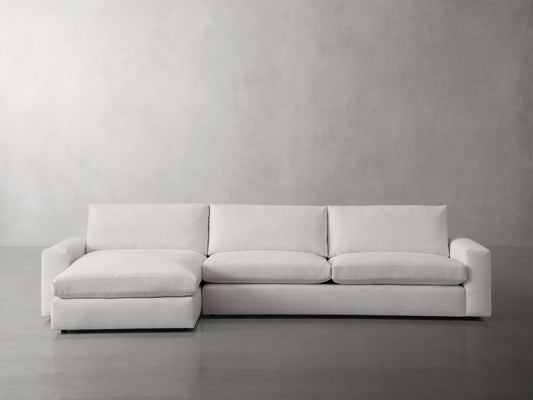 Kipton Wide Arm Two-Piece Chaise Sectional