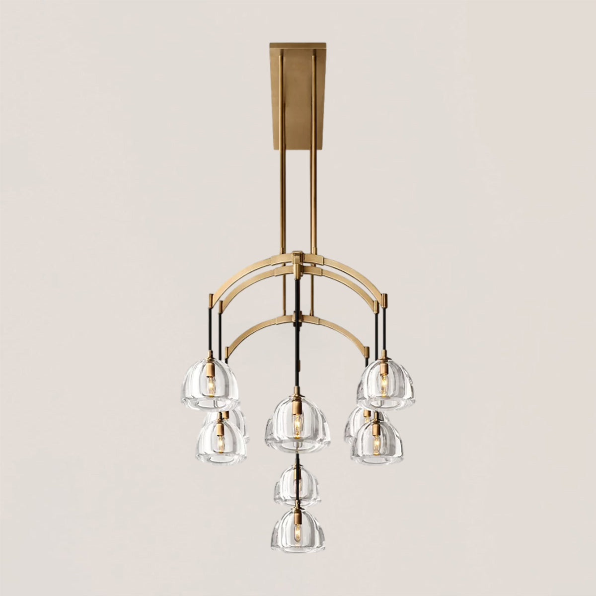 Hemisphere Linear Chandelier