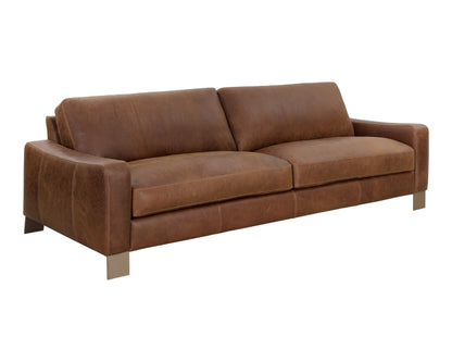 Sunpan Rafael Sofa - Lucia Tobacco Leather