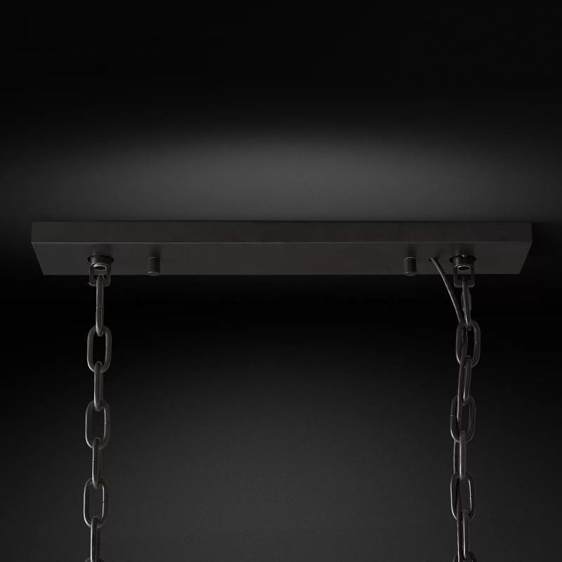 Harlow Crystal Rectangular Chandelier 42"
