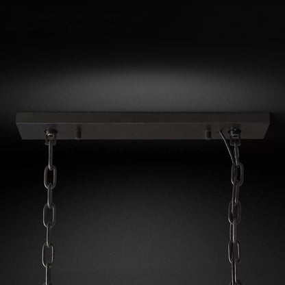 Harlow Crystal Rectangular Chandelier 42"