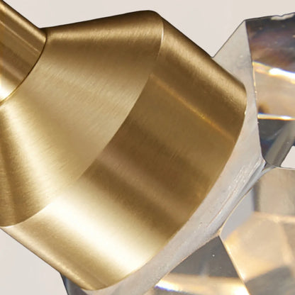 Faceted Crystal Prisms Wall Sconce - Rod