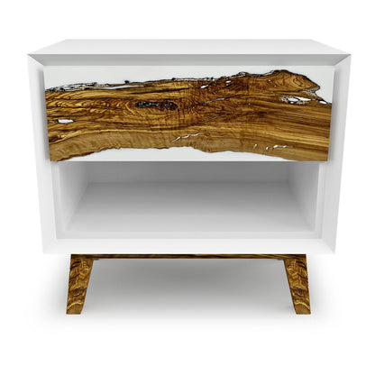 1 - Drawer Solid Wood Nightstand