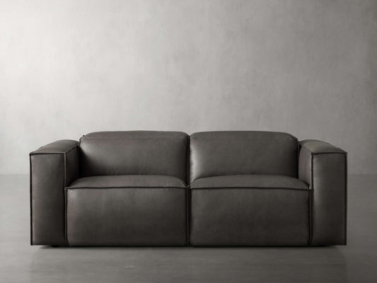 Coburn Leather Two-Piece Motion Sofa