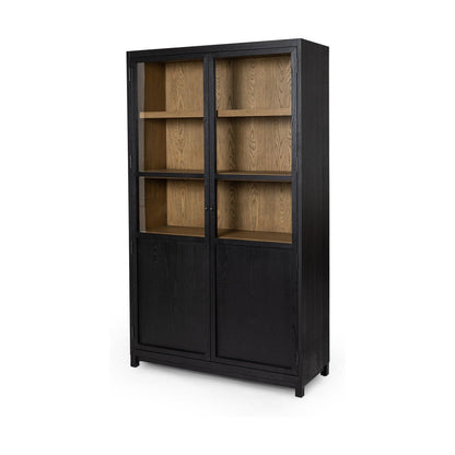Four Hands Millie Panel and Glass Door Cabinet