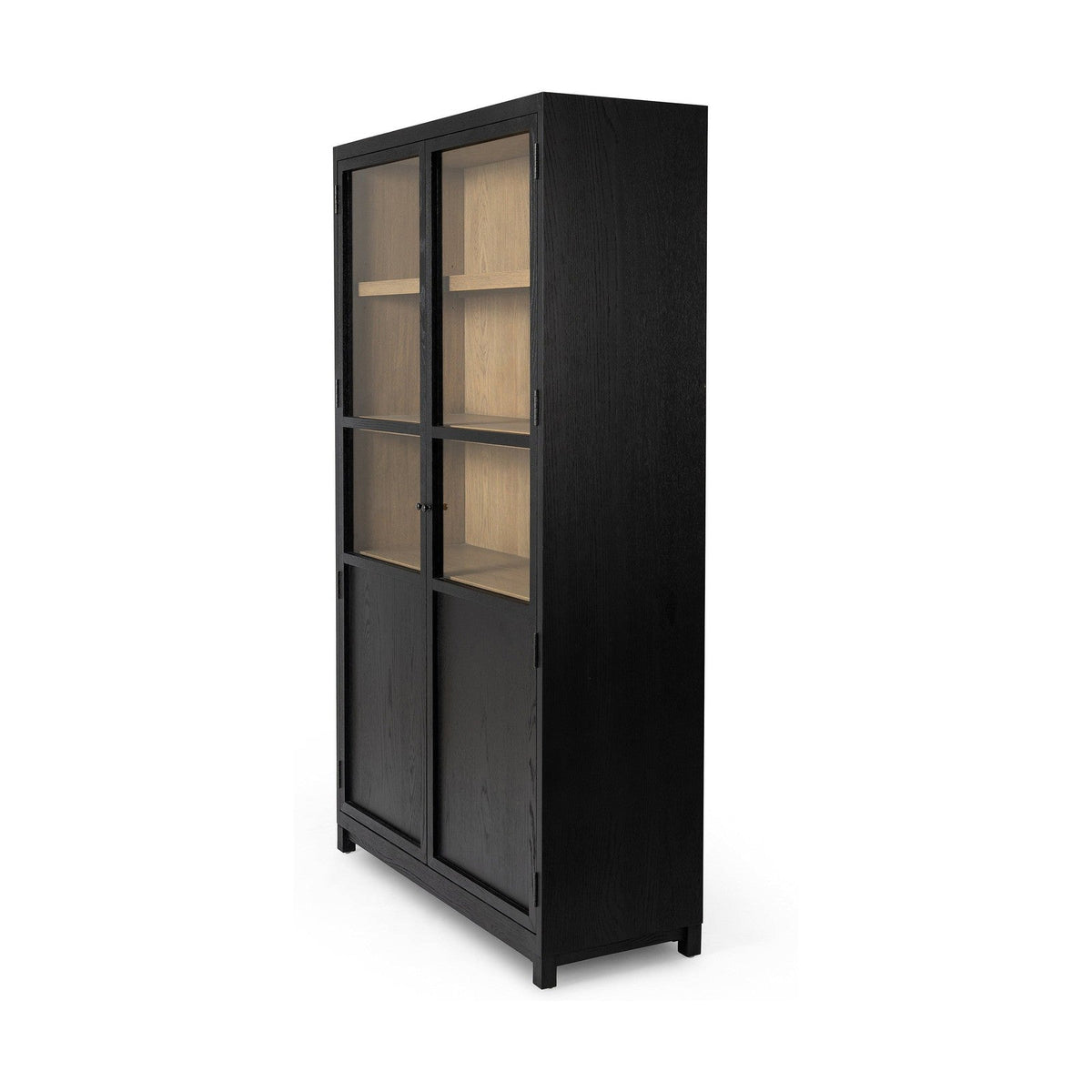Four Hands Millie Panel and Glass Door Cabinet