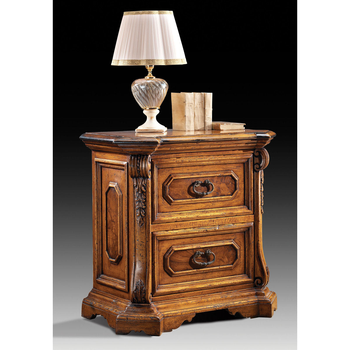 David Michael 2 Drawer Nightstand