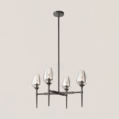Tulip Crystal Round Chandelier
