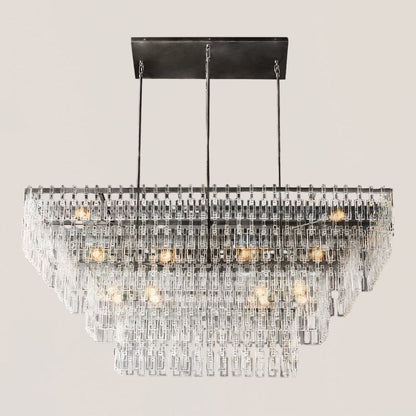 Marignan 3/4-Tier Rectangular Chandelier