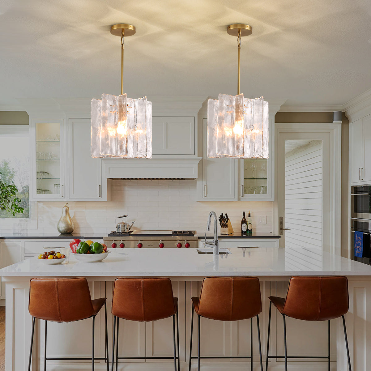 Lattice Glass Pendant Light