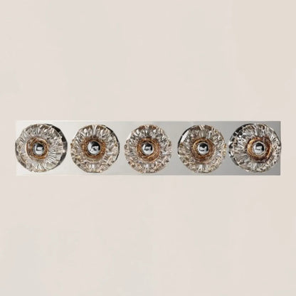 Boule De Clear Crystal Linear Grand Wall Sconce