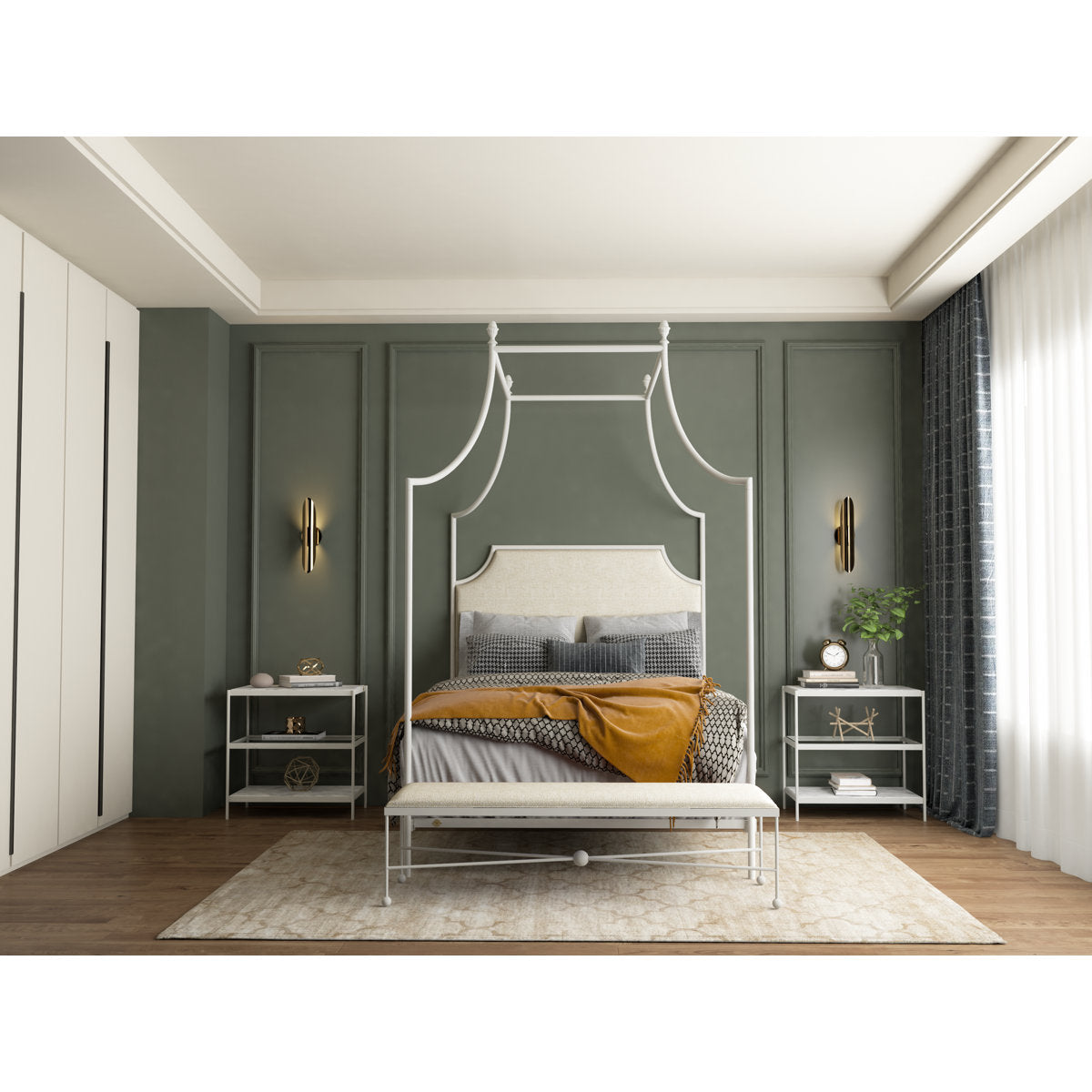 337 Flying Arch Canopy Bed | Complete Canopy