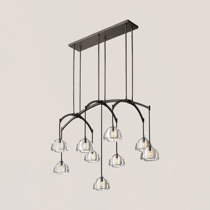 Hemisphere Linear Chandelier