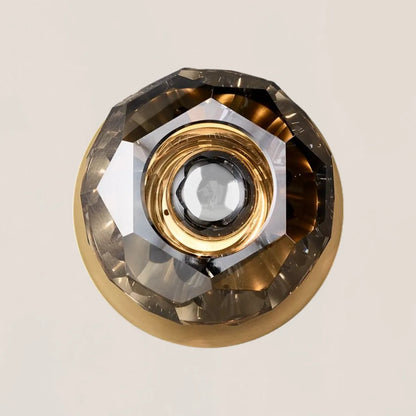 Boule De Crystal Smoke Petite Wall Sconce