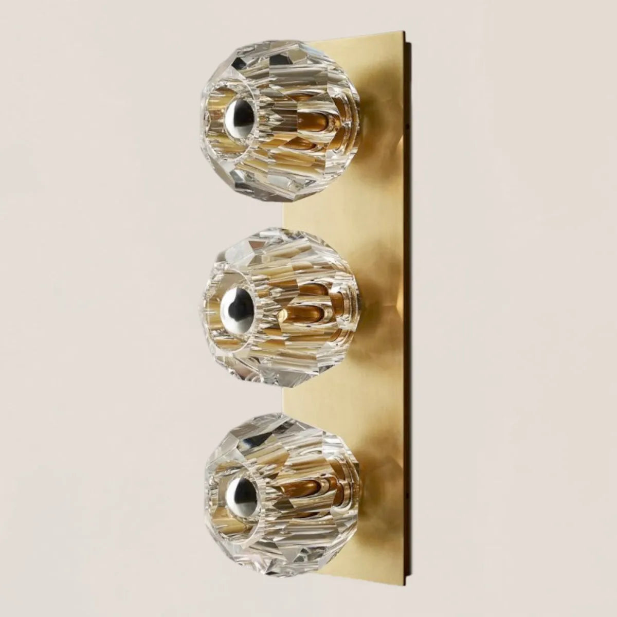 Boule De Crystal Clear Linear Short Wall Sconce