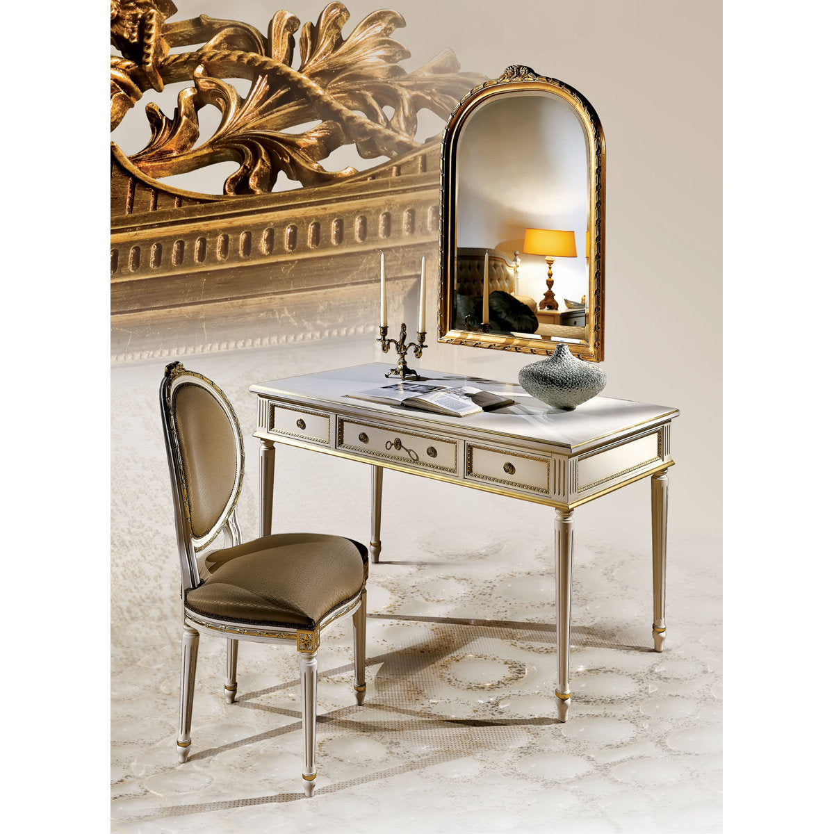 David Michael 3 Drawer Desk
