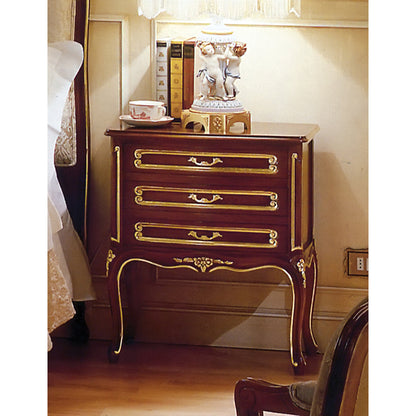 David Michael 3 Drawer Nightstand