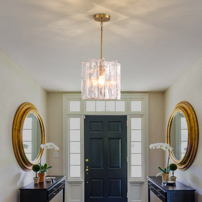 Lattice Glass Pendant Light