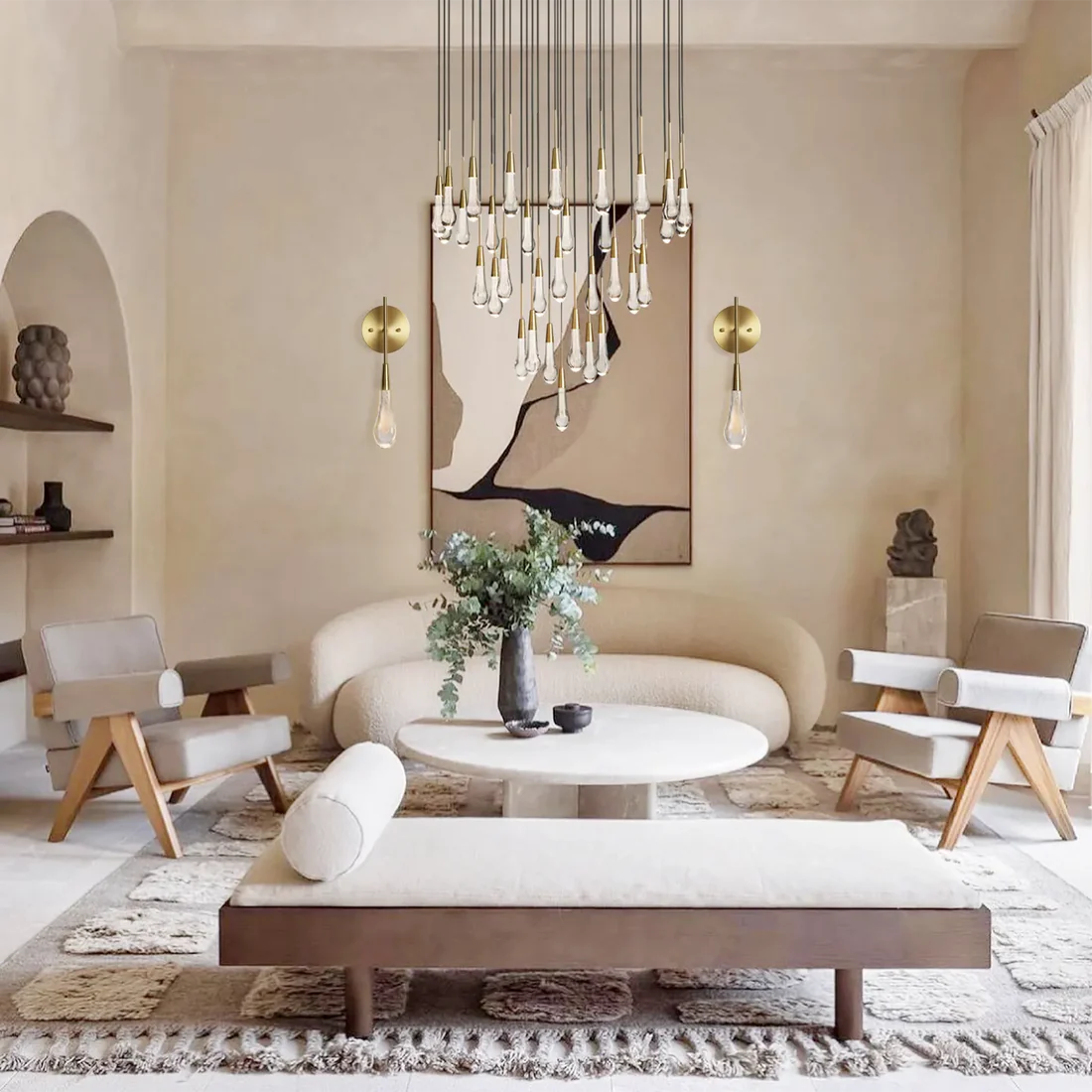 Solitaire Round Chandelier
