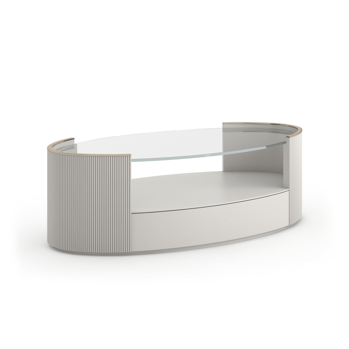Caracole Classic Love Oval Cocktail Table