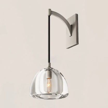 Hemisphere Crystal Wall Sconce