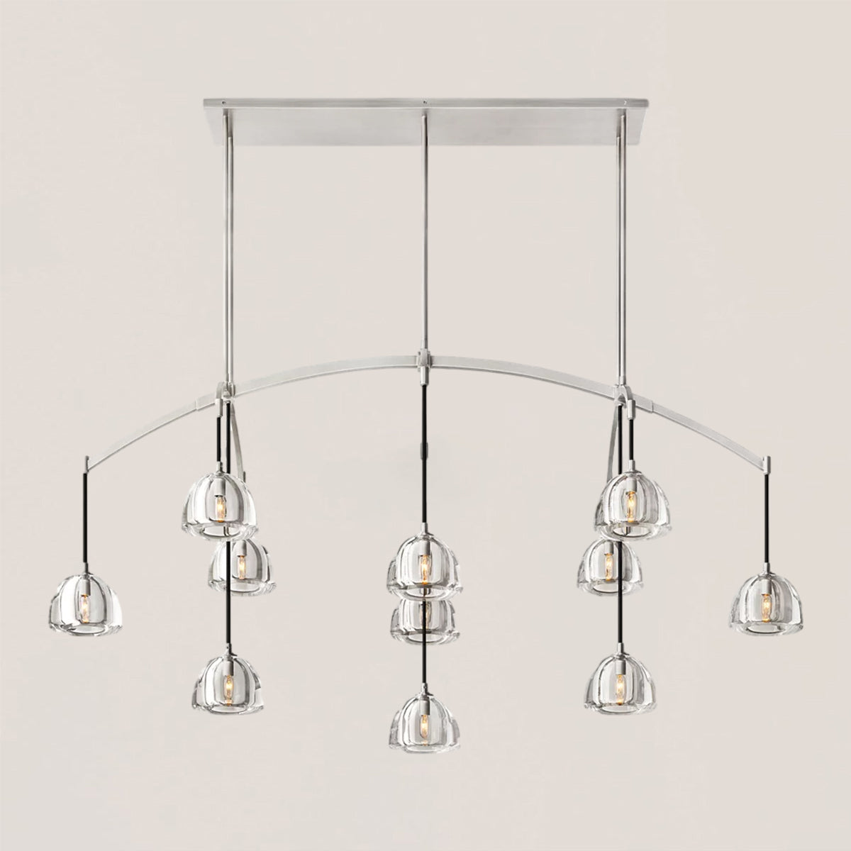 Hemisphere Linear Chandelier