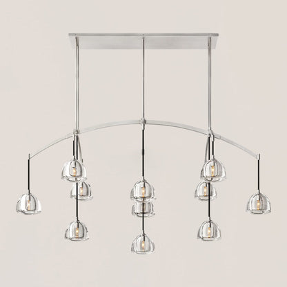 Hemisphere Linear Chandelier