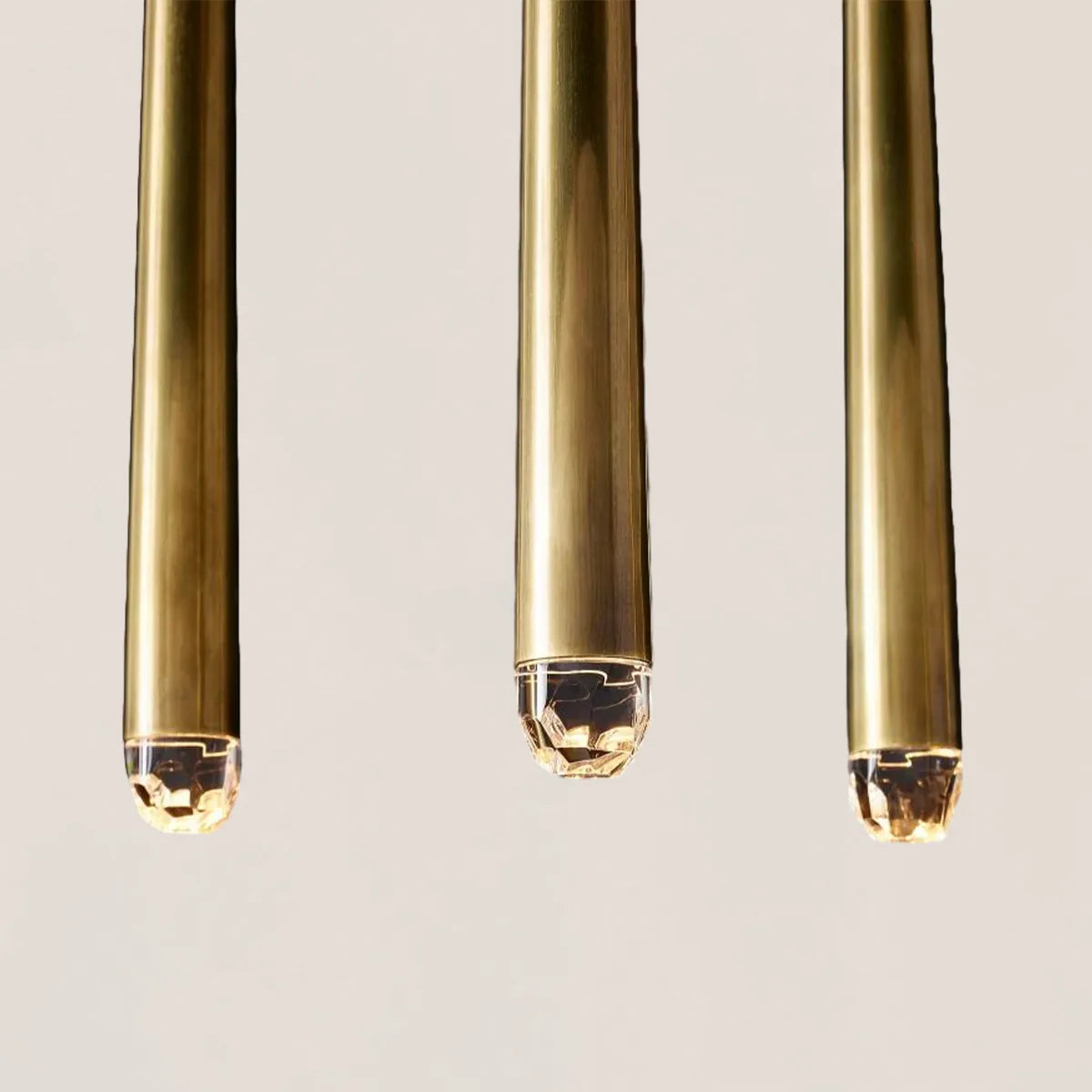 Aquitaine Modern Brass Linear Chandelier