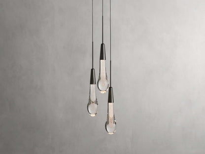 Soltaire Cluster Pendant