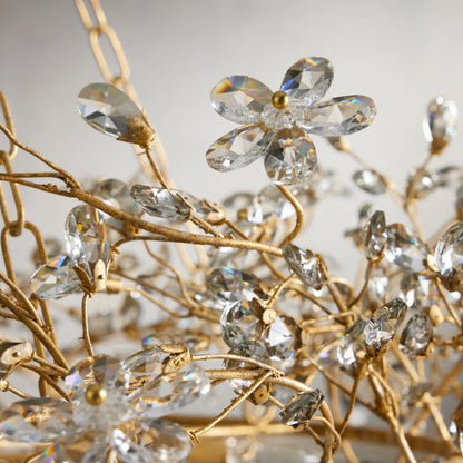 Fiore Crown Round Chandelier