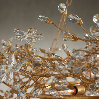 Fiore Crown Round Chandelier