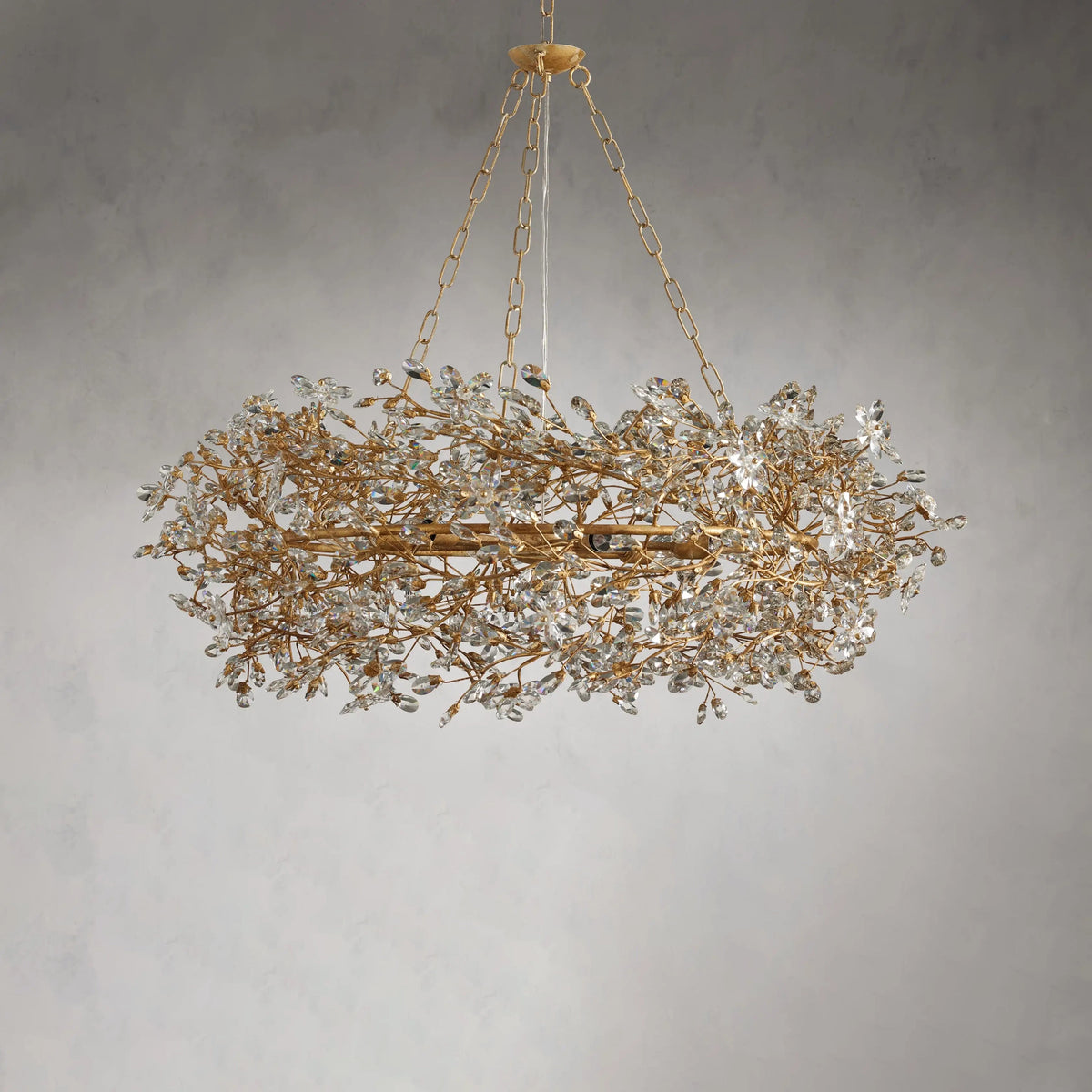 Fiore Crown Round Chandelier