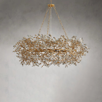 Fiore Crown Round Chandelier