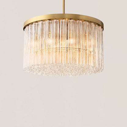 Cielo Round Glass Chandelier
