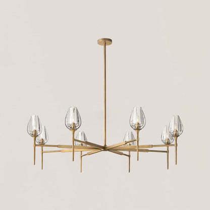 Tulip Crystal Round Chandelier