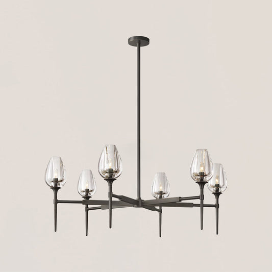Tulip Crystal Round Chandelier