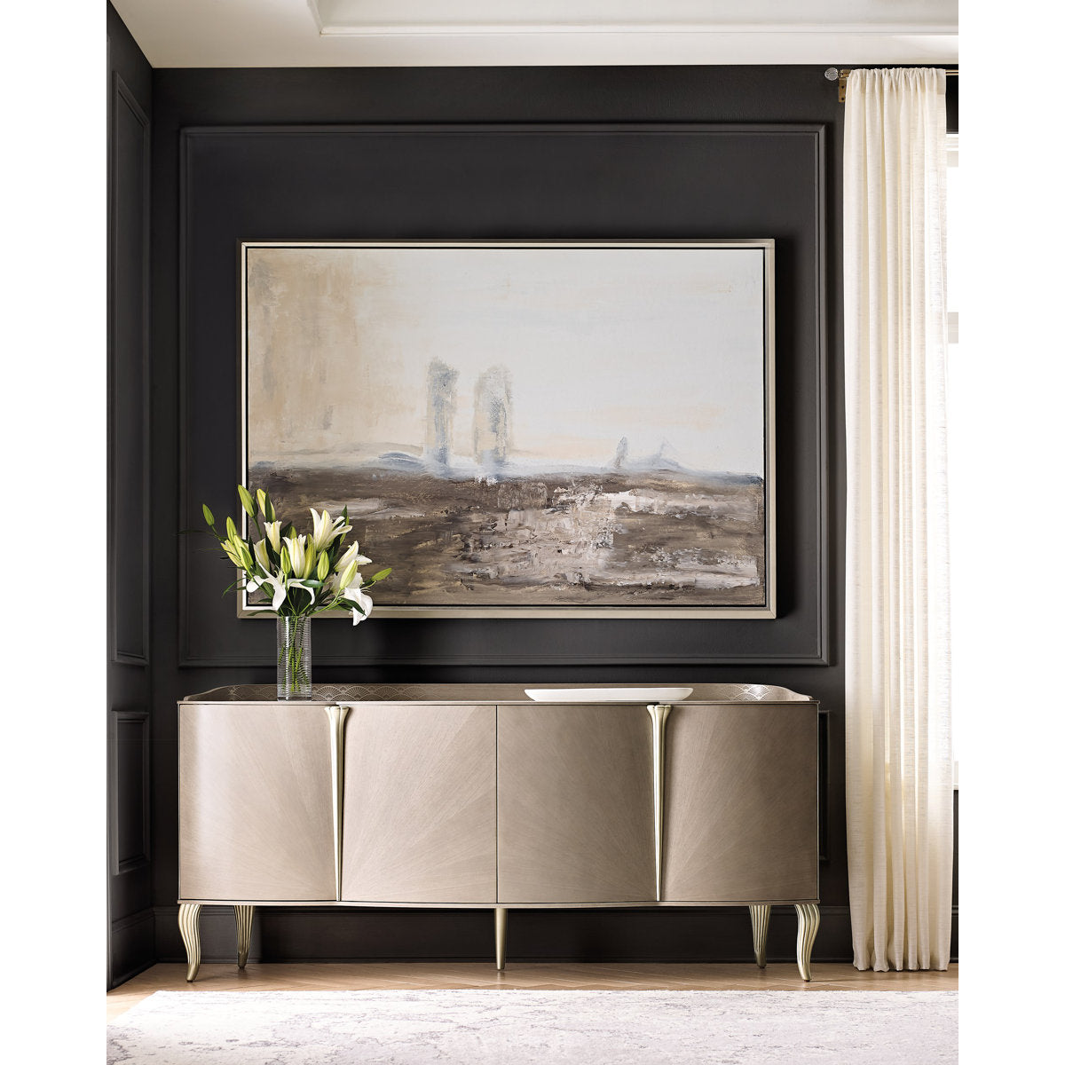 78'' W Solid Wood Sideboard