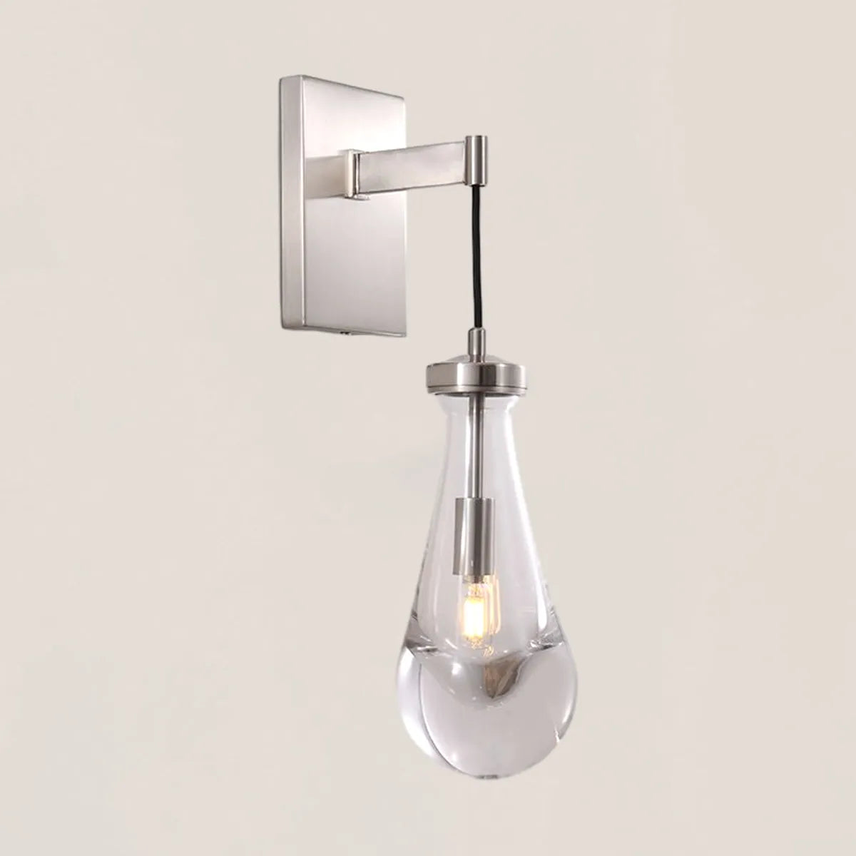 Raindrop Glass Wall Sconce