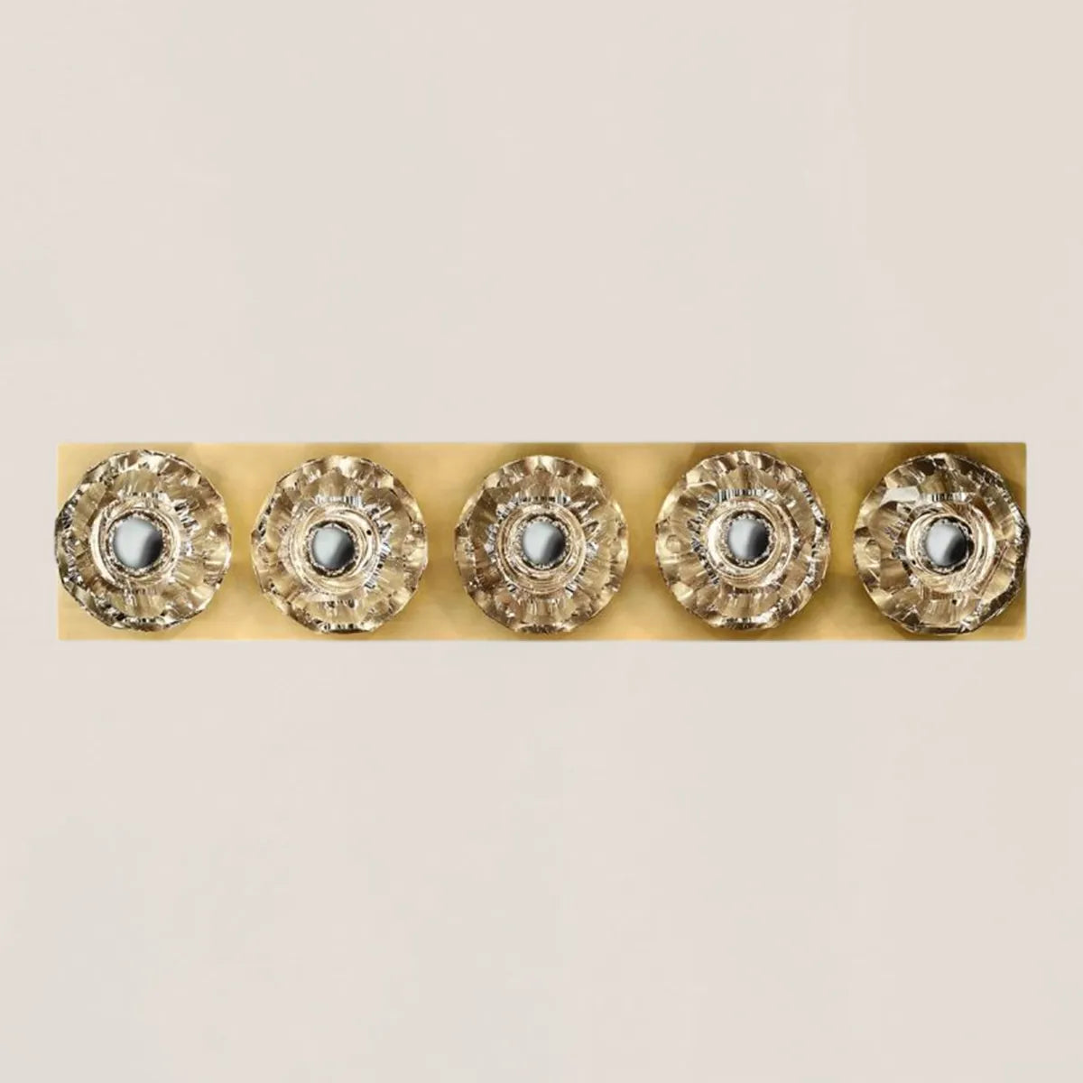 Boule De Clear Crystal Linear Grand Wall Sconce