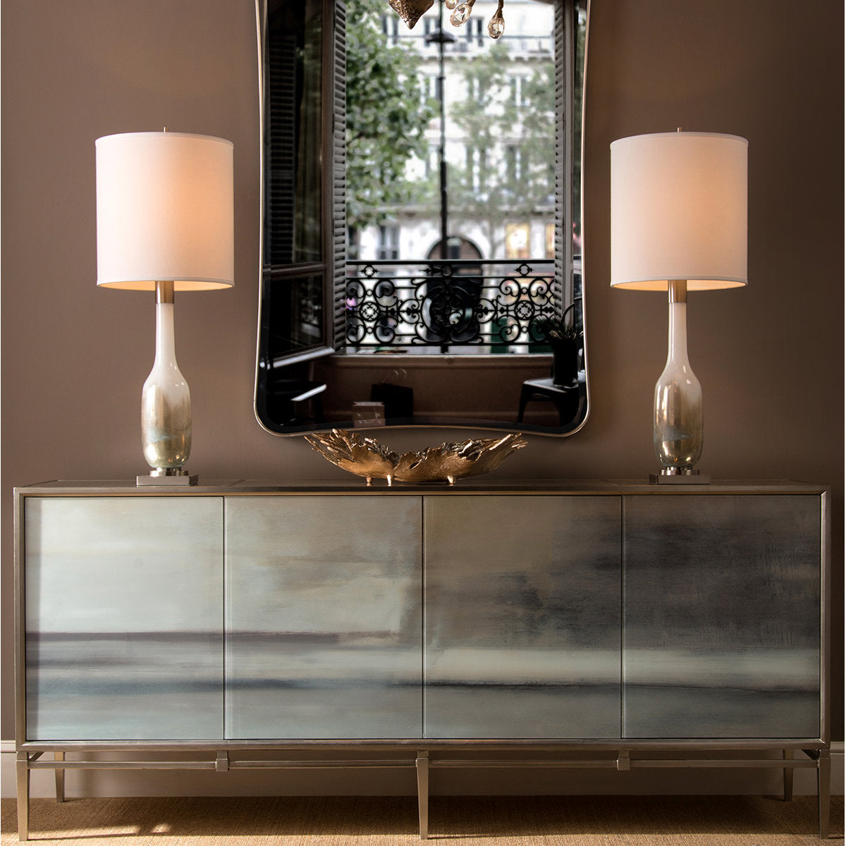 John Richard Carol Benson Cobbs 4 Door Credenza