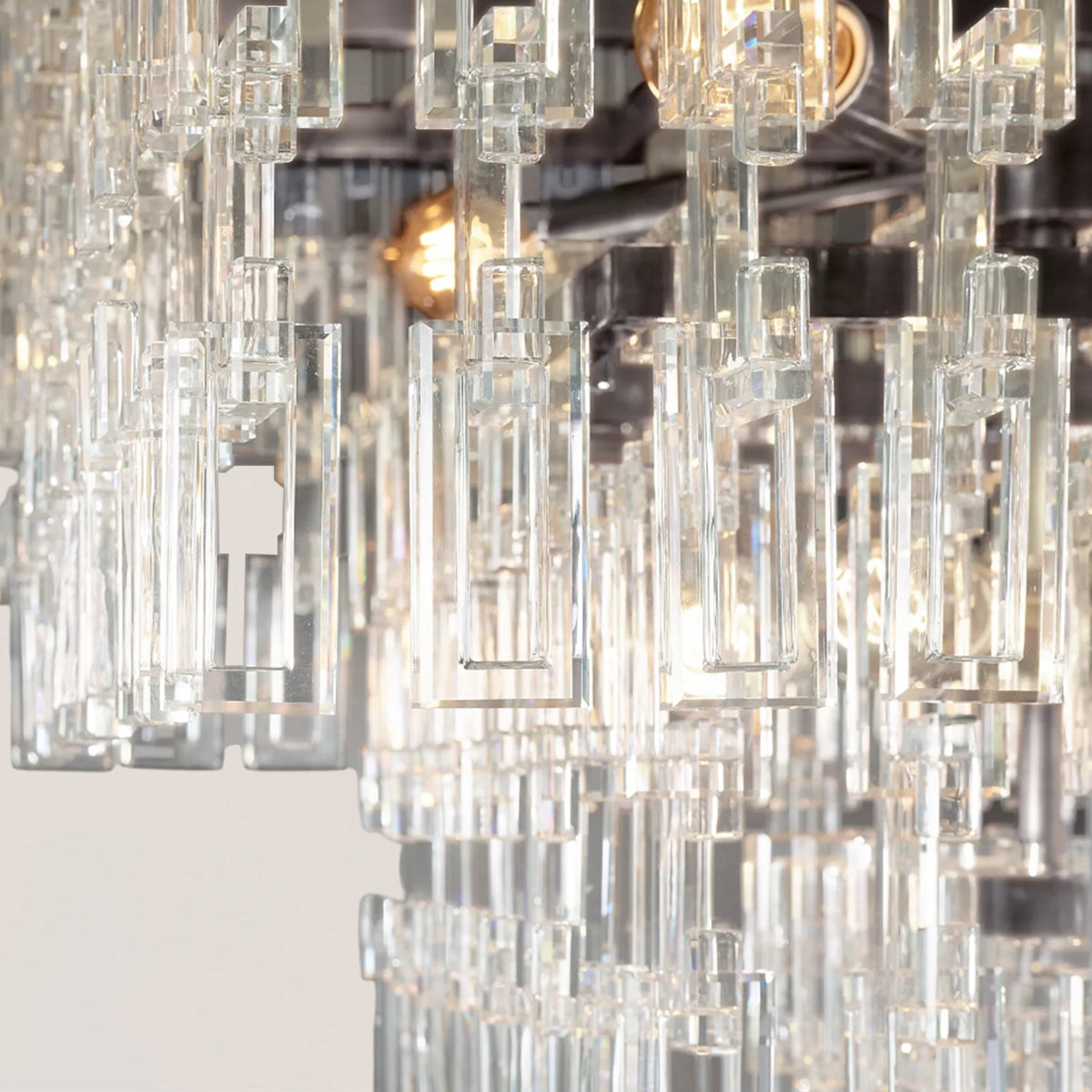 Marignan 3/4-Tier Rectangular Chandelier