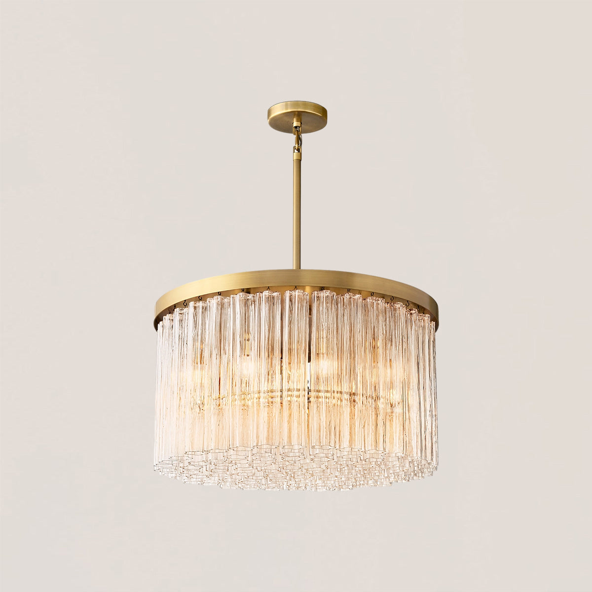 Cielo Round Glass Chandelier