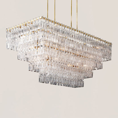 Marignan 3/4-Tier Rectangular Chandelier
