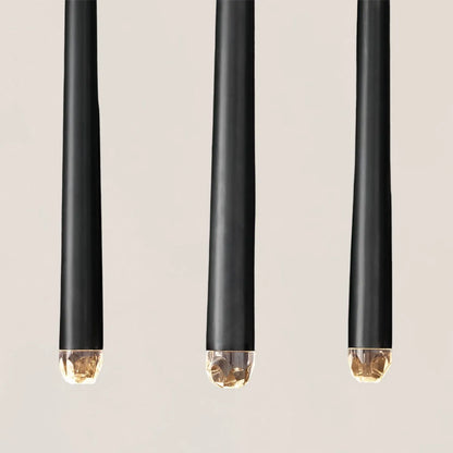 Aquitaine Modern Brass Linear Chandelier